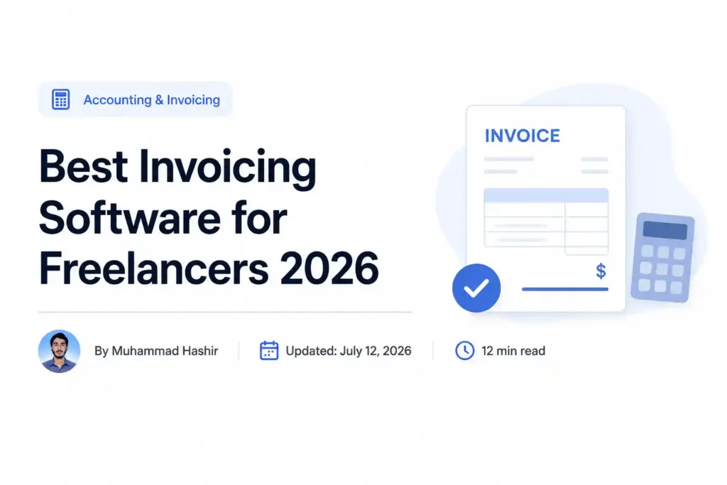 Best invoicing software dashboard for freelancers with author profile