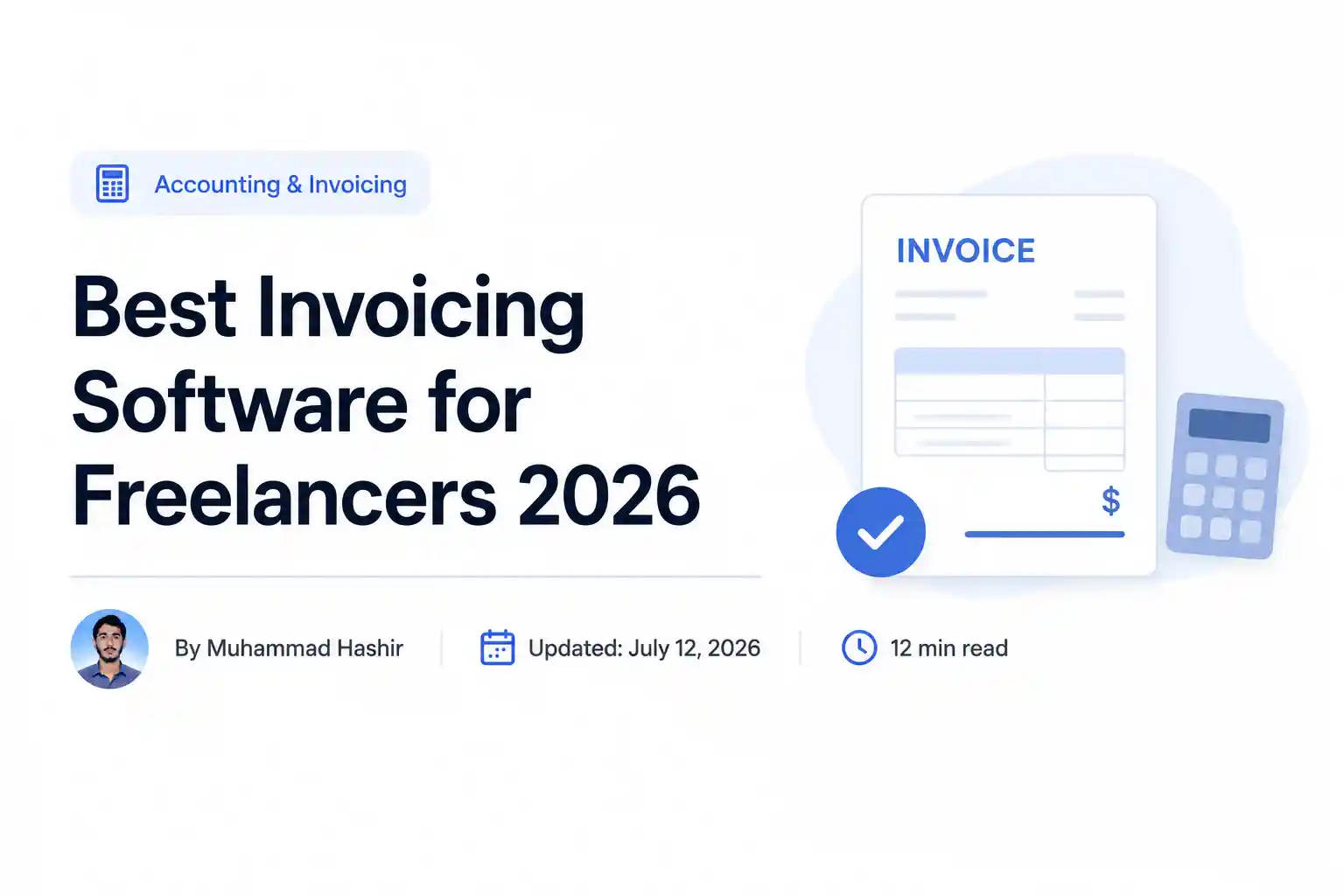Best invoicing software dashboard for freelancers with author profile
