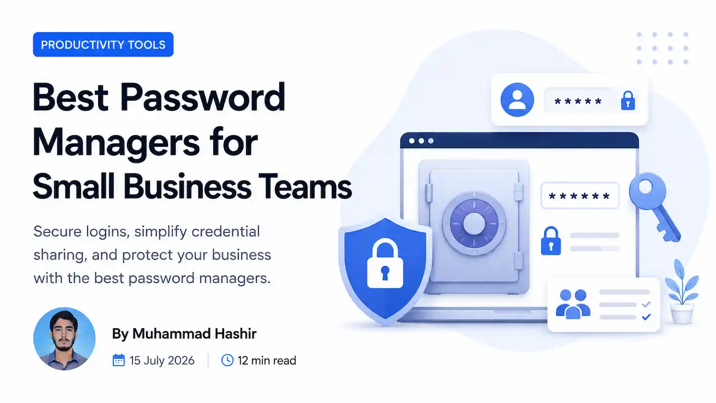 Best password managers for small business teams in 2026