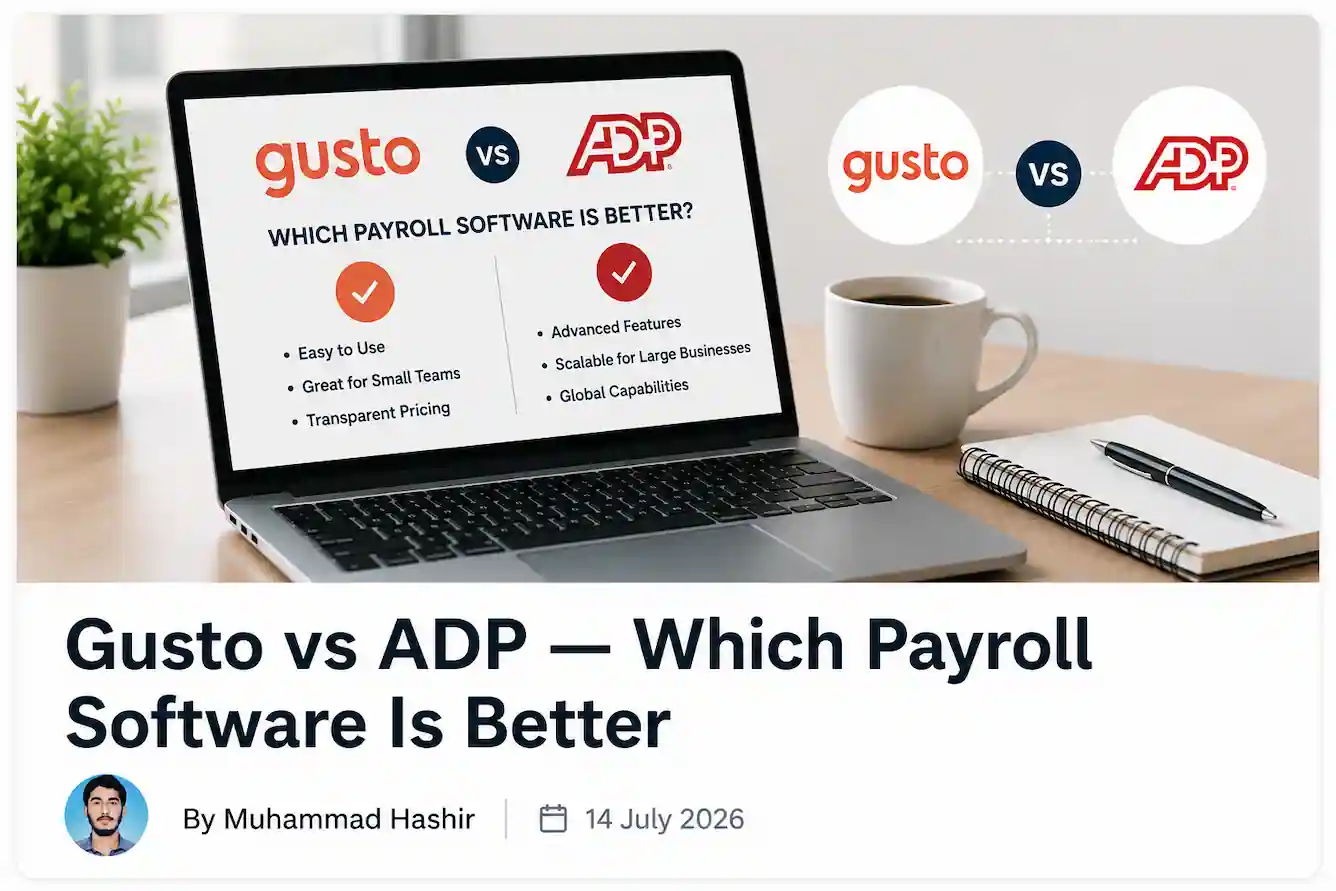 Gusto vs ADP payroll software comparison for small businesses