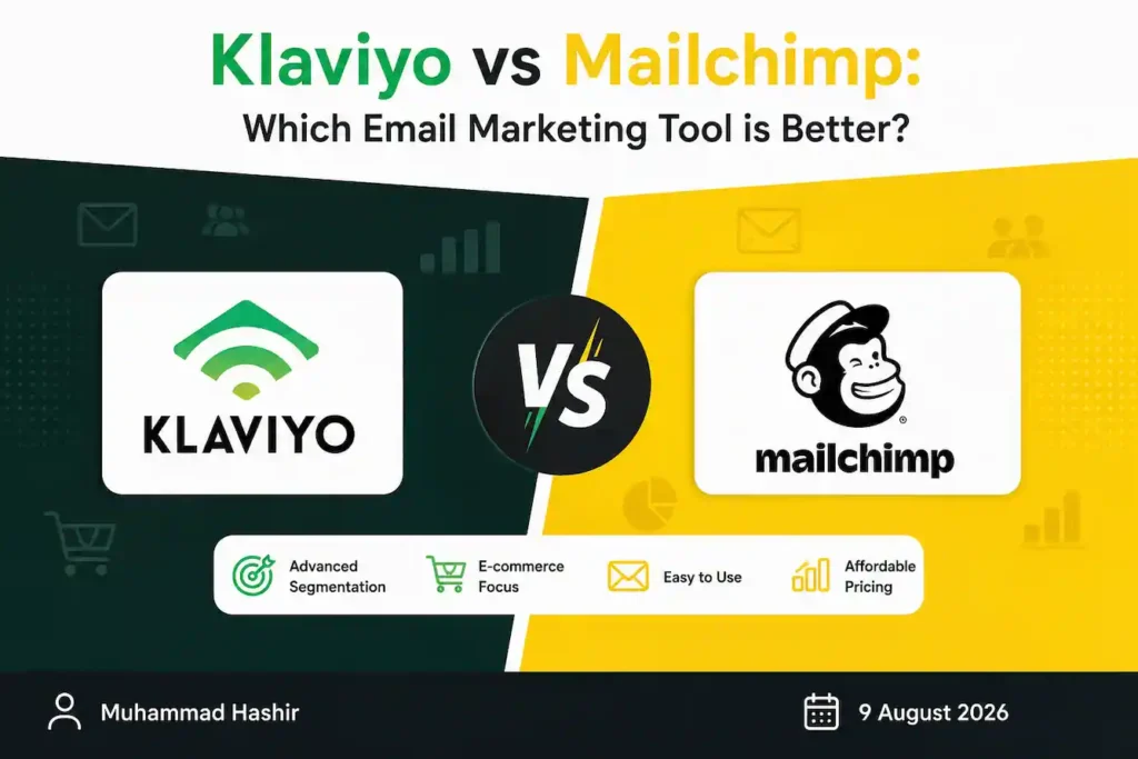 Klaviyo vs Mailchimp email marketing comparison